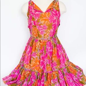 Vintage floral dress
